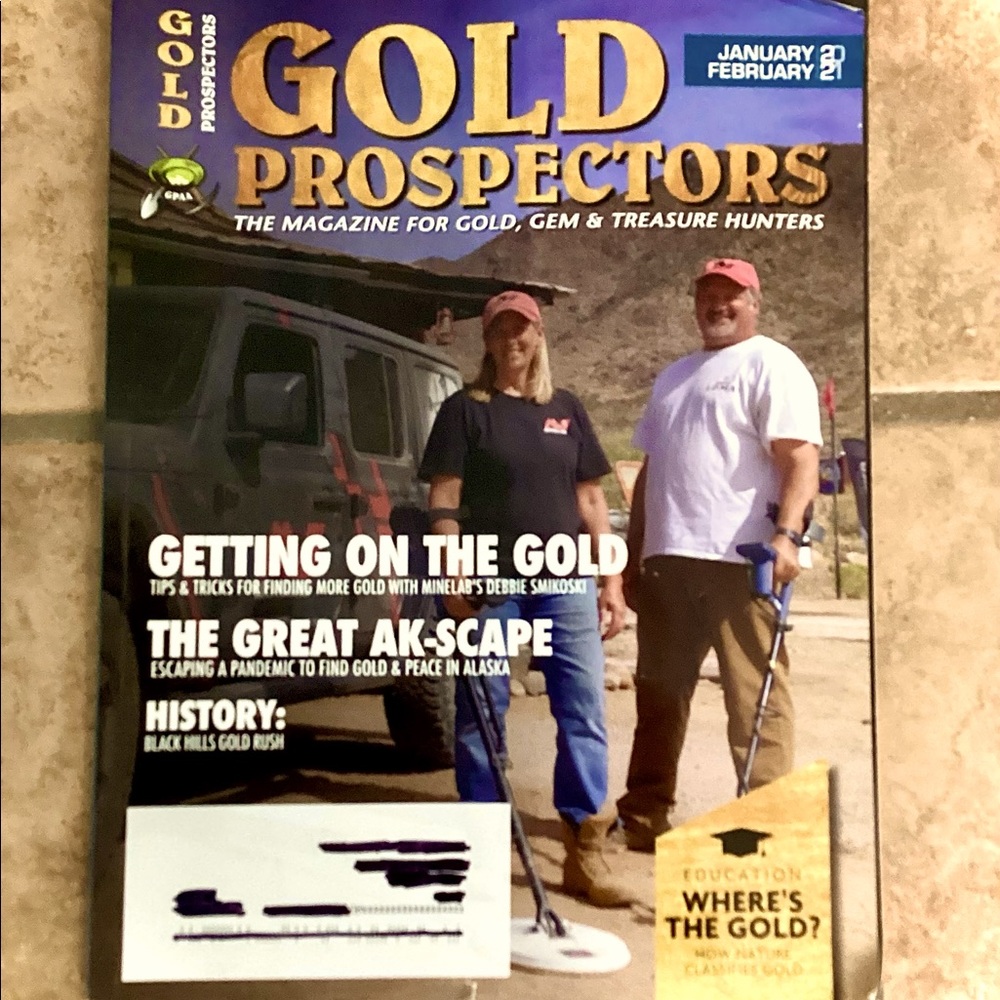 January / February 2021 Gold Prospectors Magazine